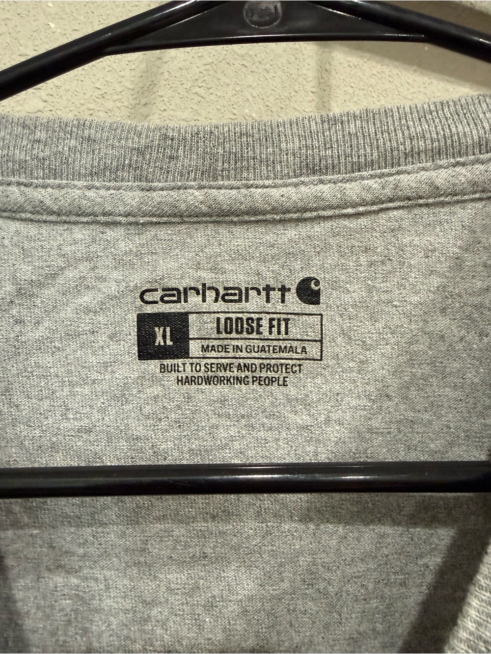 Carhartt Gray Short Sleeve Logo T-Shirt - Picture 2 of 4
